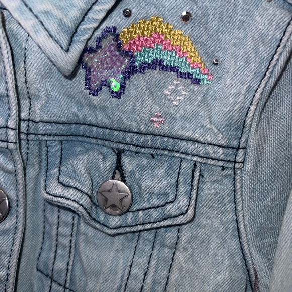 Disney Store Minnie Mouse Mystical Denim Jacket- Size 3 - Picture 11 of 12